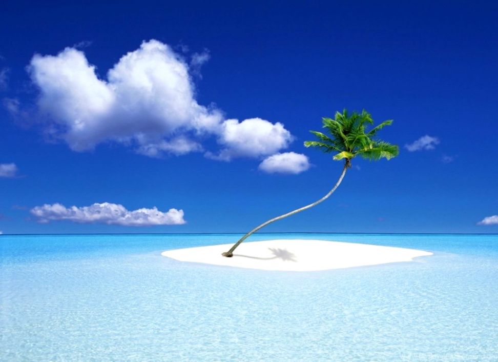 Desktop Wallpapers Hd 3d Full Screen Free Download - Little Island - HD Wallpaper 