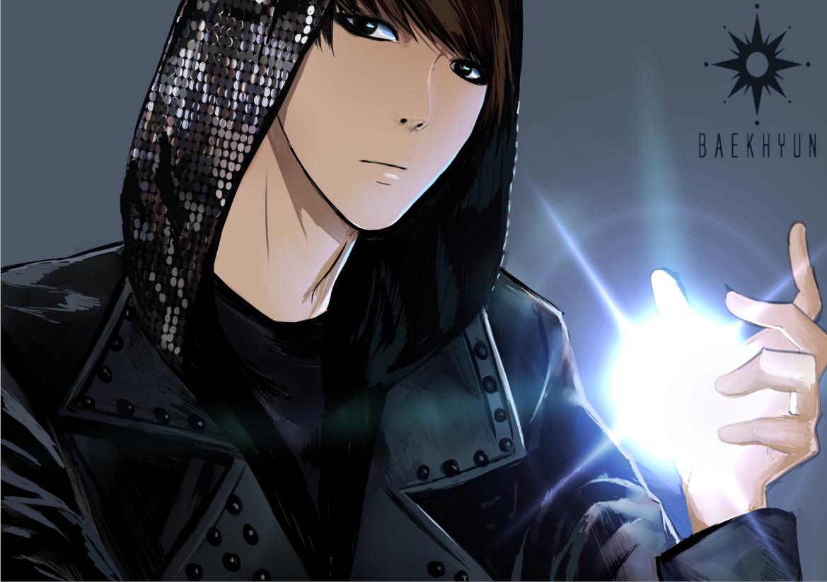 Baekhyun - Animasi Exo Bergerak - HD Wallpaper 