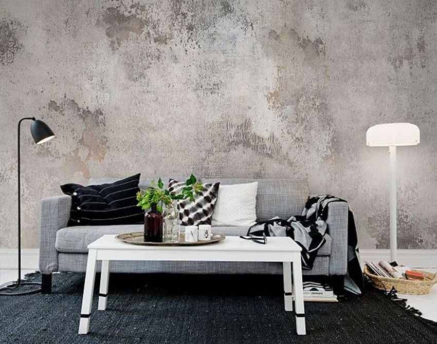 Cement Like Wall Paint - HD Wallpaper 