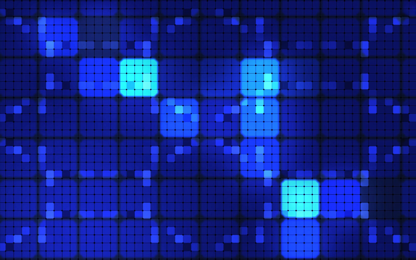 Blue Squares - HD Wallpaper 