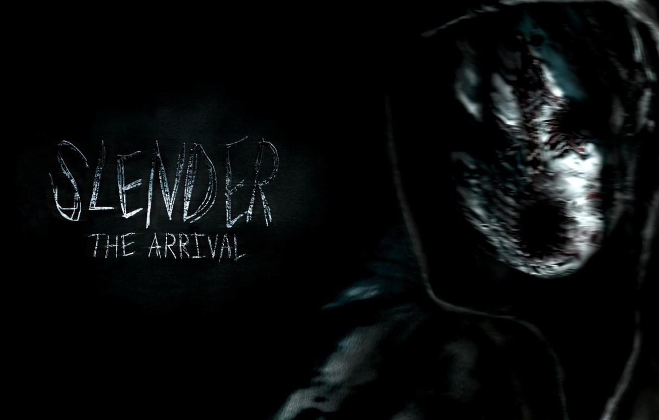 Photo Wallpaper Fiction, Horror, Slenderman, Slender, - Slender The Arrival Game - HD Wallpaper 