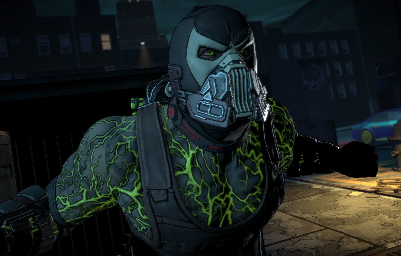 Photo Wallpaper Mask, Vienna, Game, Mask, Dc Comics, - Bane Batman The Enemy Within - HD Wallpaper 