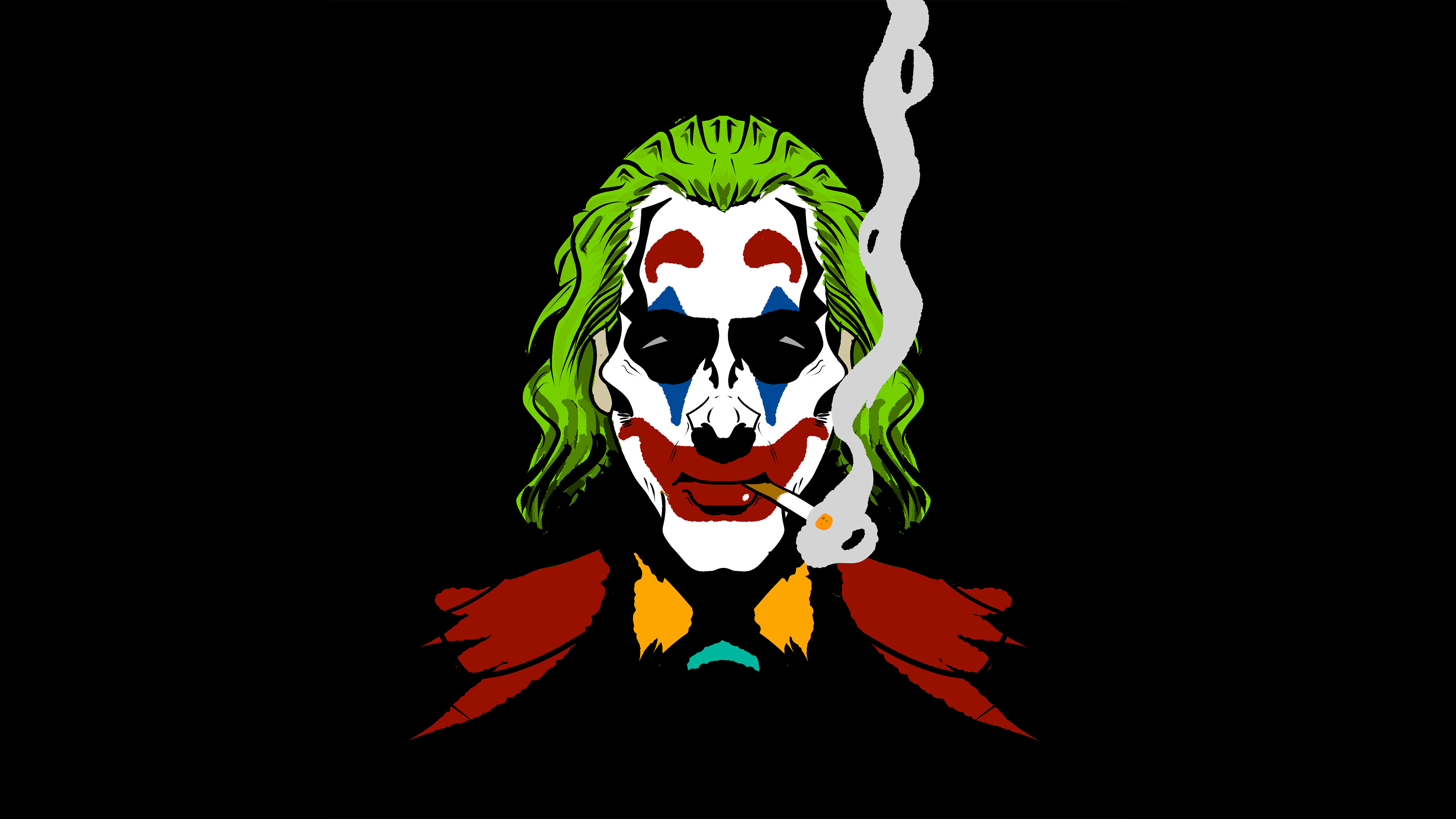 Joker Smoking - HD Wallpaper 