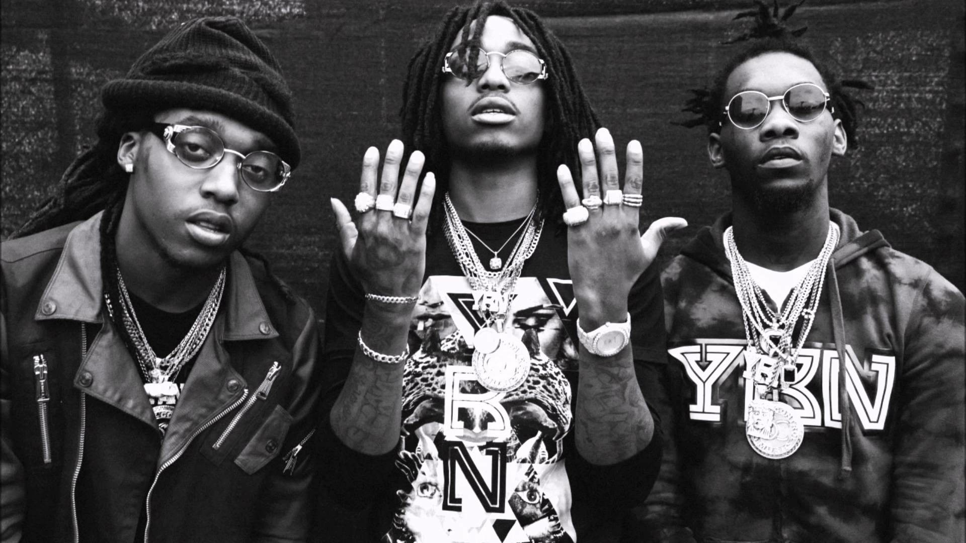 Trap - Migos Black And White - HD Wallpaper 