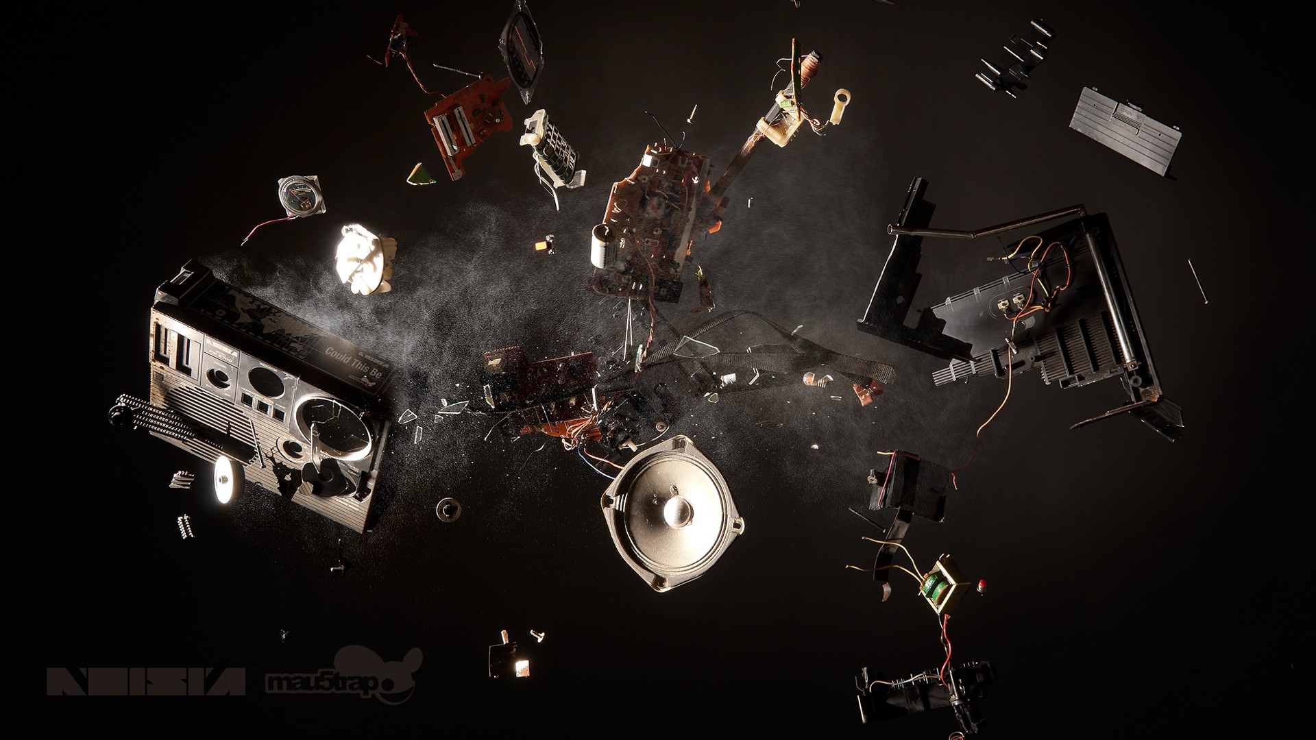 Music Bass Amazing Wallpaper Hd Desktop Wallpapers - Speaker Explosion - HD Wallpaper 