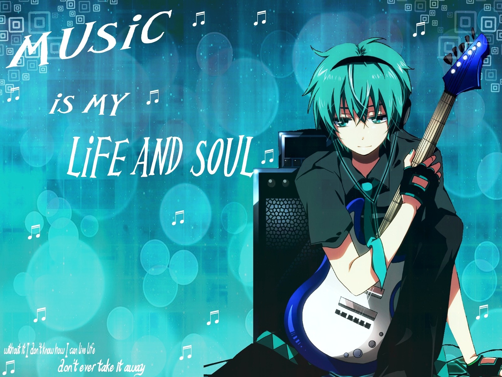 Anime Music Wallpapers Photo For Free Wallpaper - Cool Anime Music Backgrounds - HD Wallpaper 
