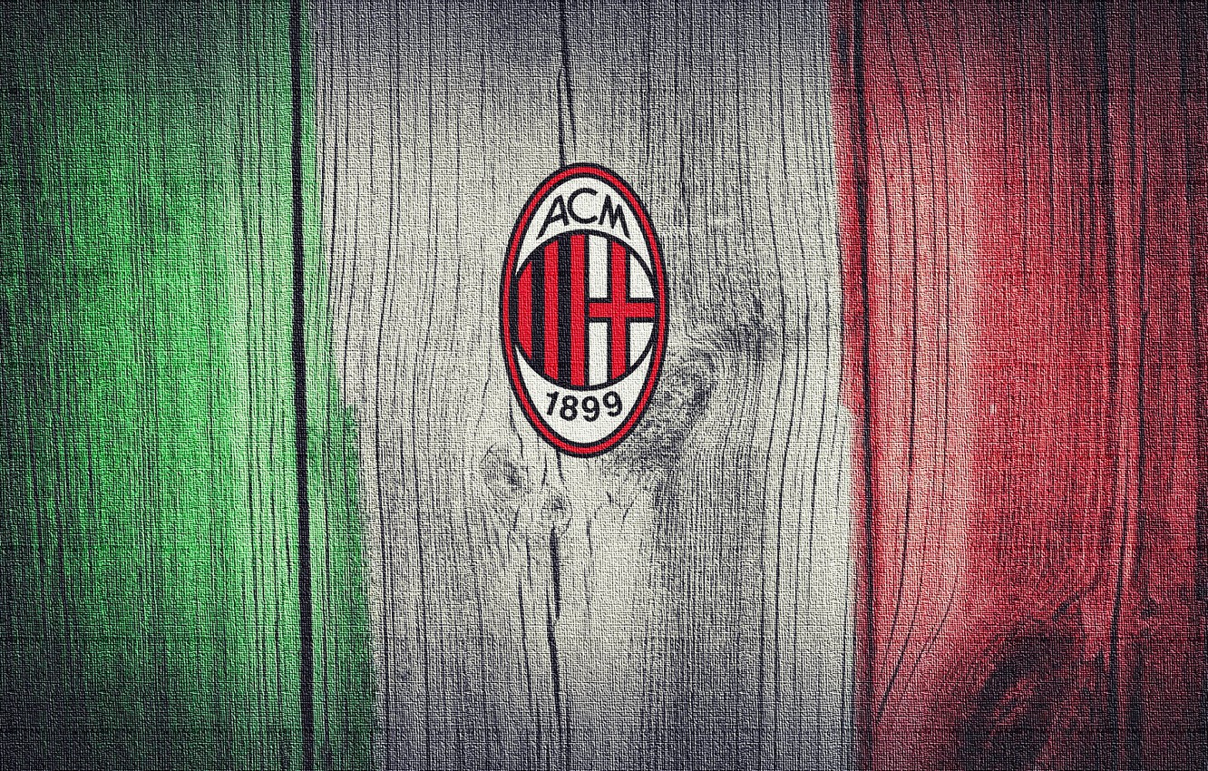 Photo Wallpaper Italy, Flag, A - Ac Milan Wallpaper Keren Hd - HD Wallpaper 