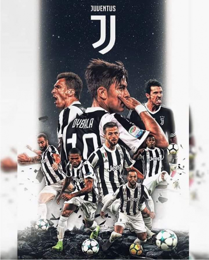 Juventus Team Wallpaper 2018 - HD Wallpaper 