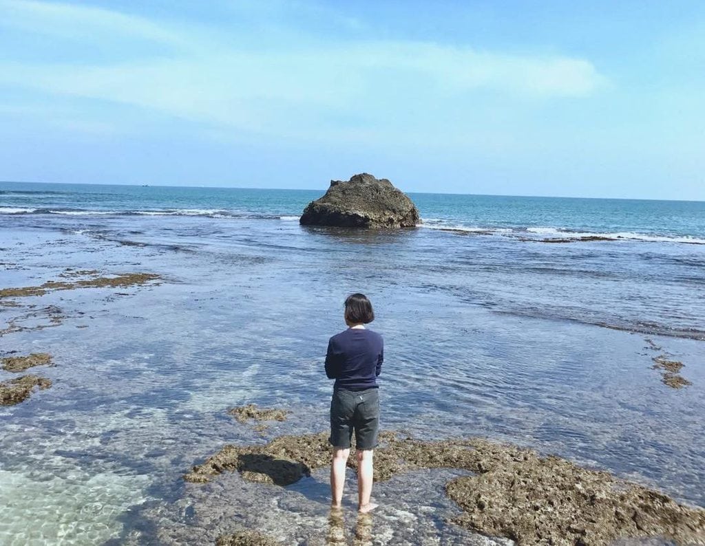 Kumpulan Wallpaper Foto Pemandangan Pantai Di Banten - Sea - HD Wallpaper 