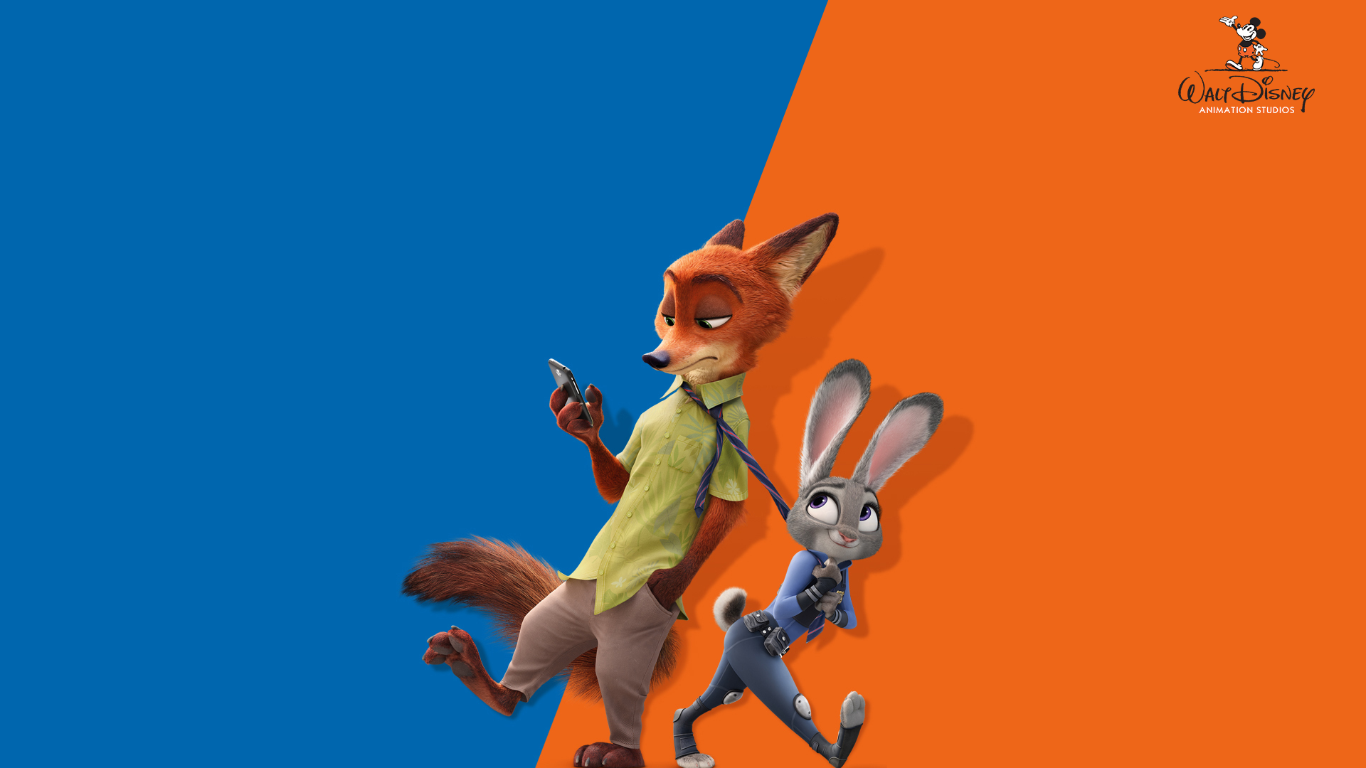 Judy Hopps And Nick Wilde - HD Wallpaper 