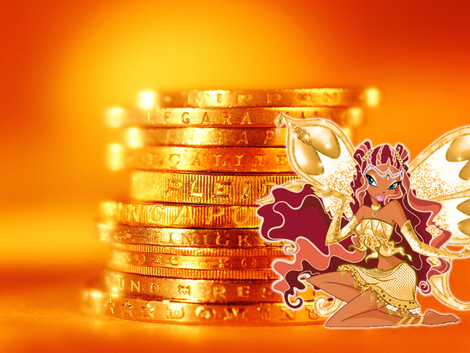 Winx Gold Enchantix Wallpapers - Happy Akshaya Tritiya - HD Wallpaper 