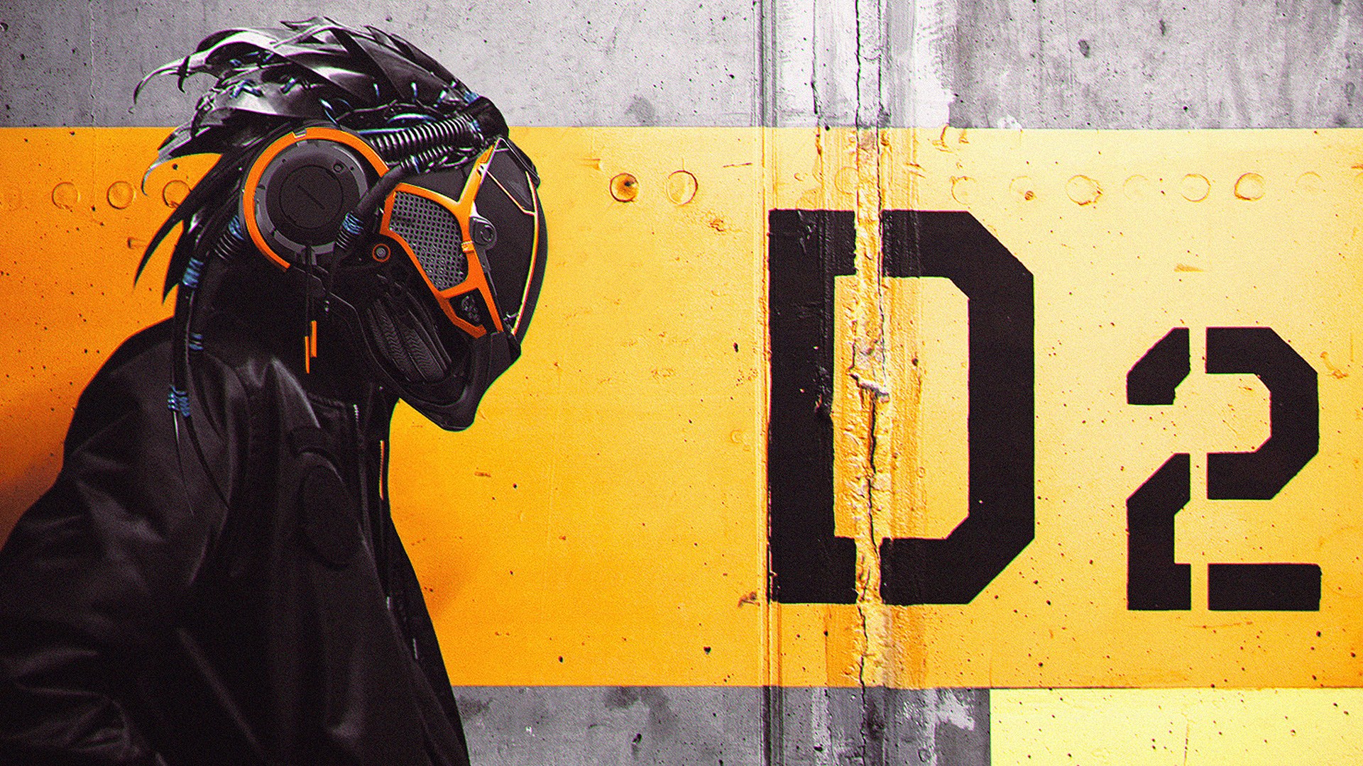 Futuristic Mask Concept Art - HD Wallpaper 