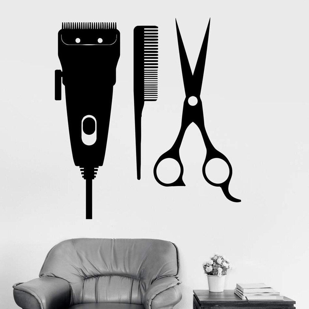 Barber Tools Decals - HD Wallpaper 