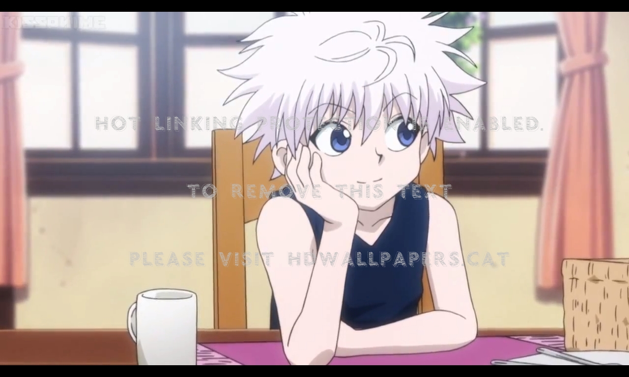 Killua Zoldyck Kawaii Bly Pretty Sweet Hair - HD Wallpaper 