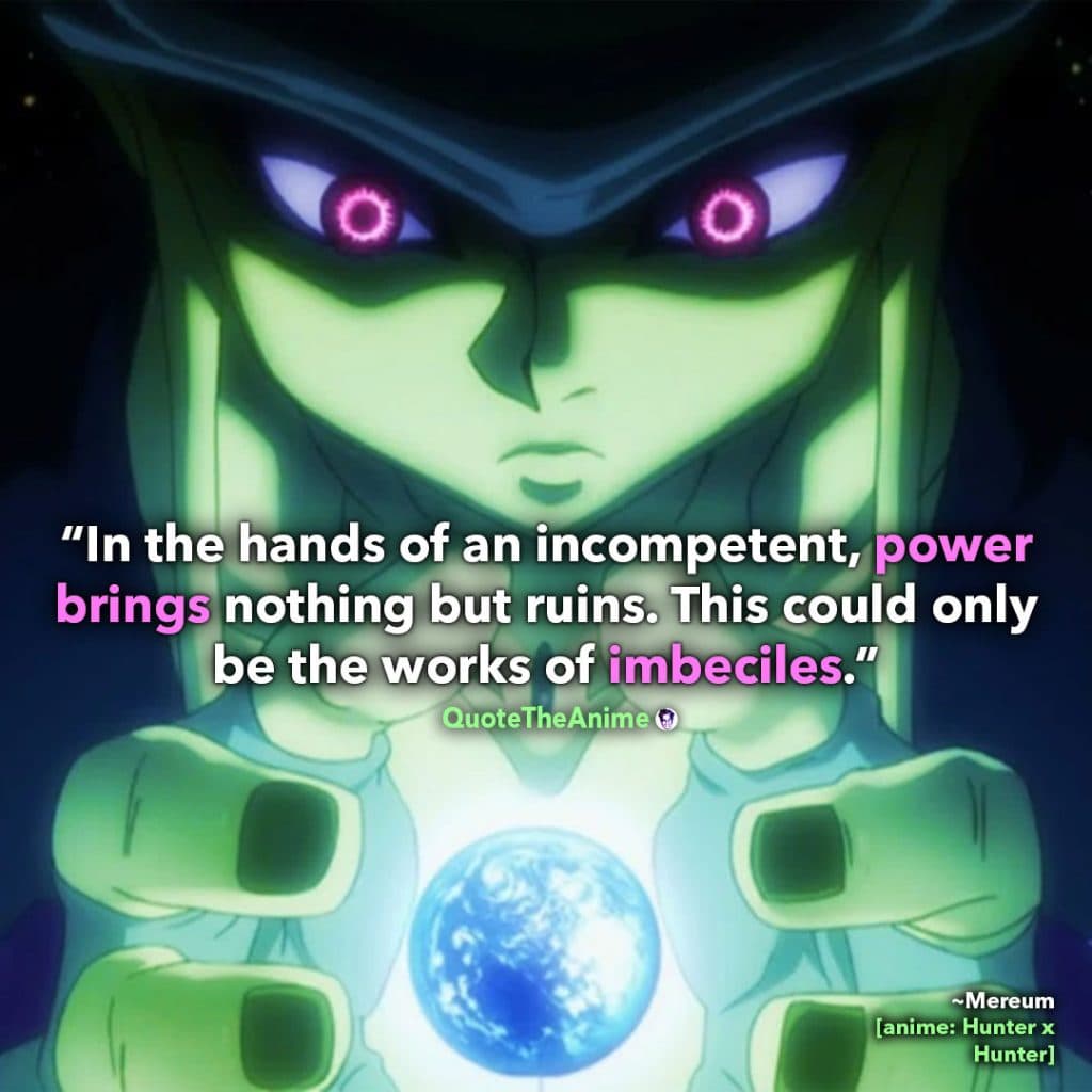 Hunter X Hunter Quotes - Hunter X Hunter El Rey - HD Wallpaper 