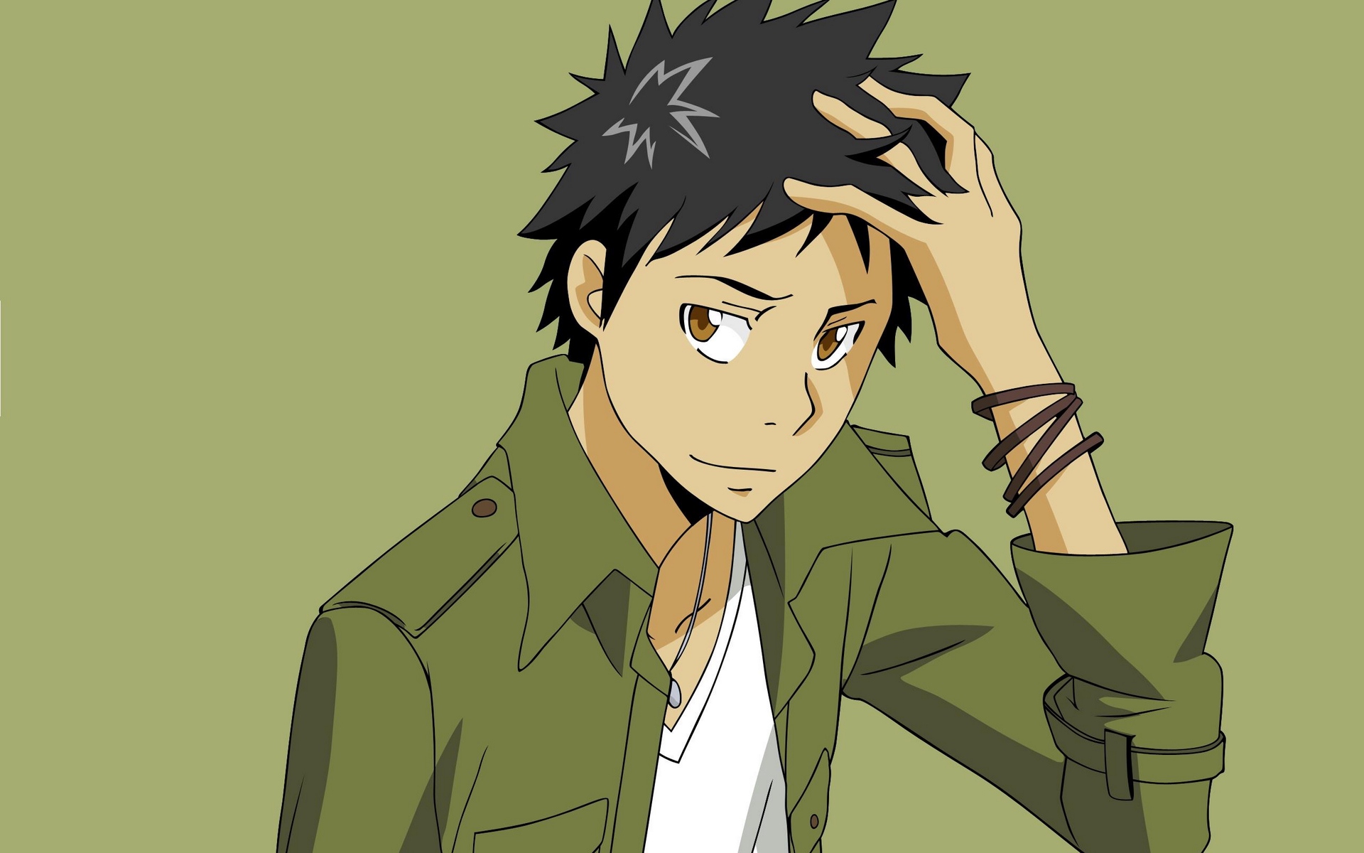 Wallpaper Guy, Katekyo Hitman Reborn, Brunette, Cute, - Anime Cool Background For Boys - HD Wallpaper 