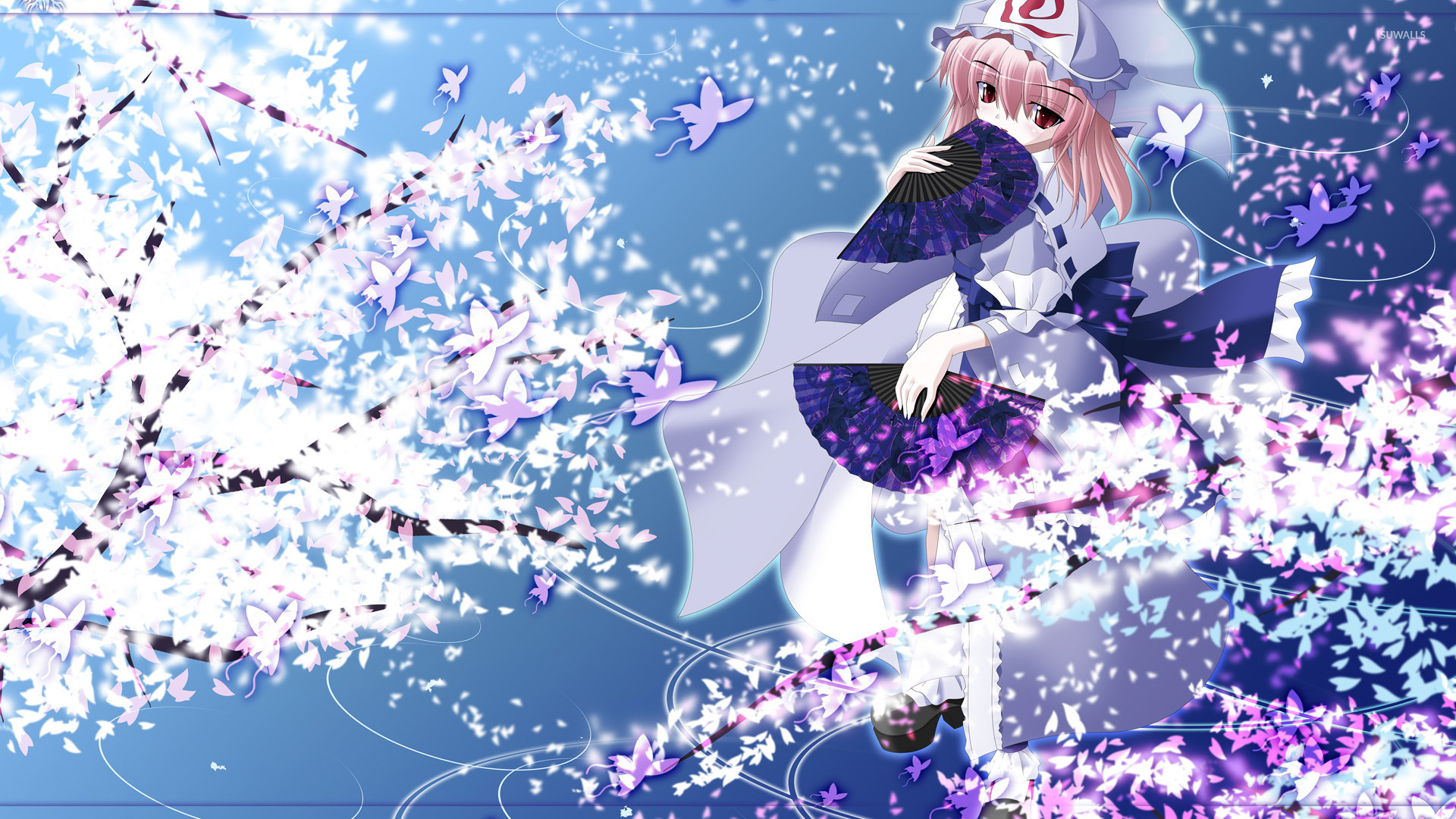 Sakura Touhou - HD Wallpaper 
