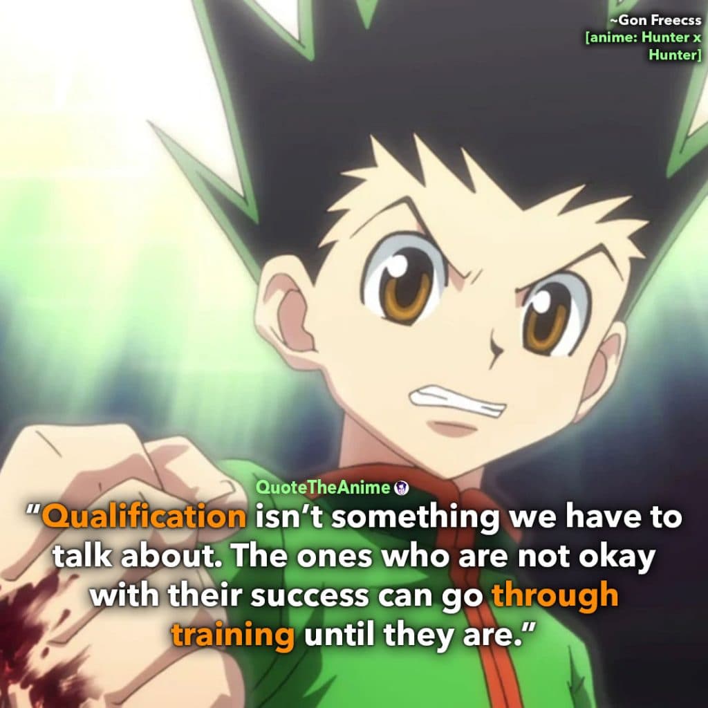 Hunter X Hunter Quotes - Naruto Vs Gon - HD Wallpaper 