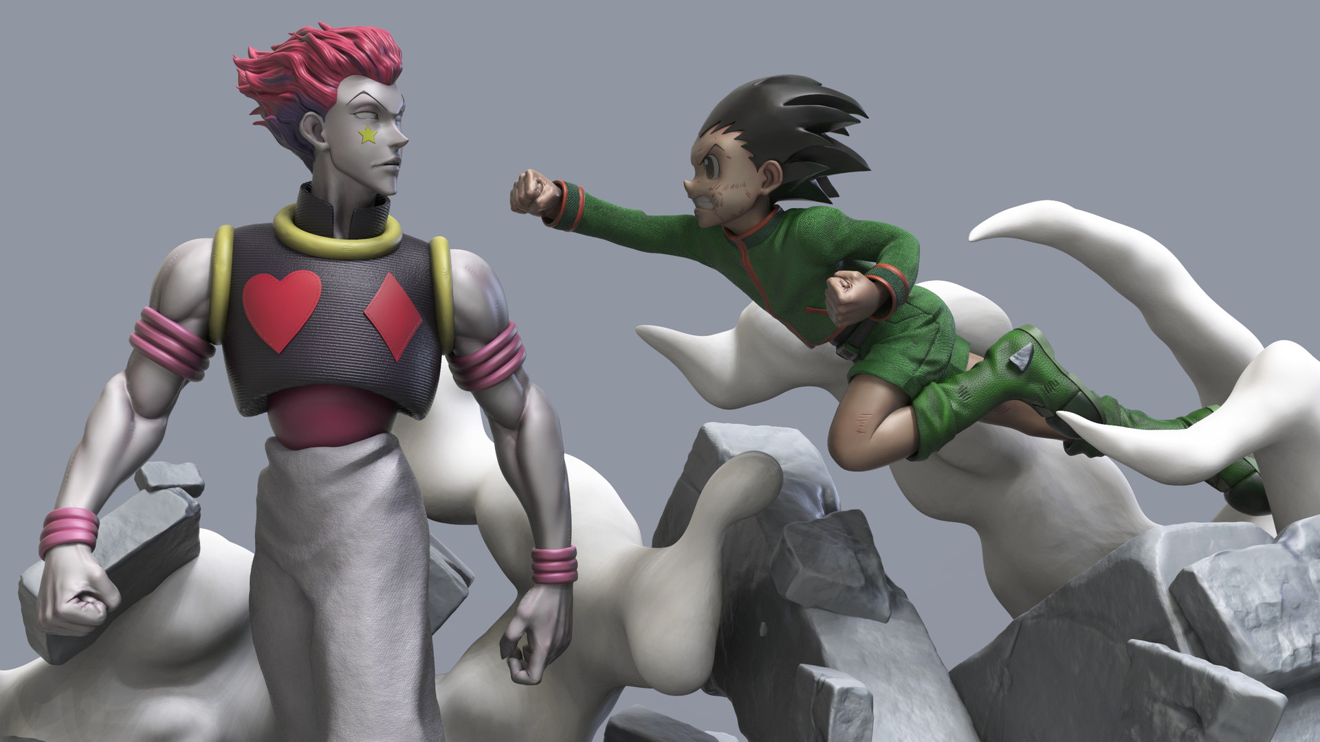 Hunter X Hunter Statue - HD Wallpaper 