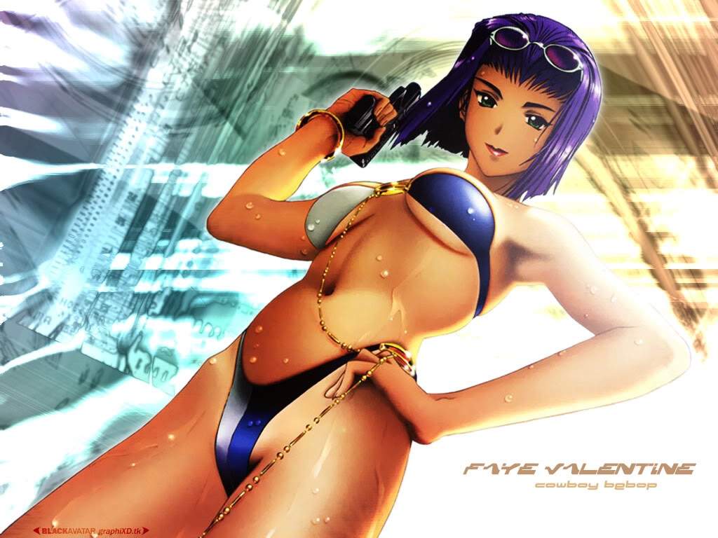User Uploaded Image - Bikini Cowboy Bebop Faye Valentine - HD Wallpaper 