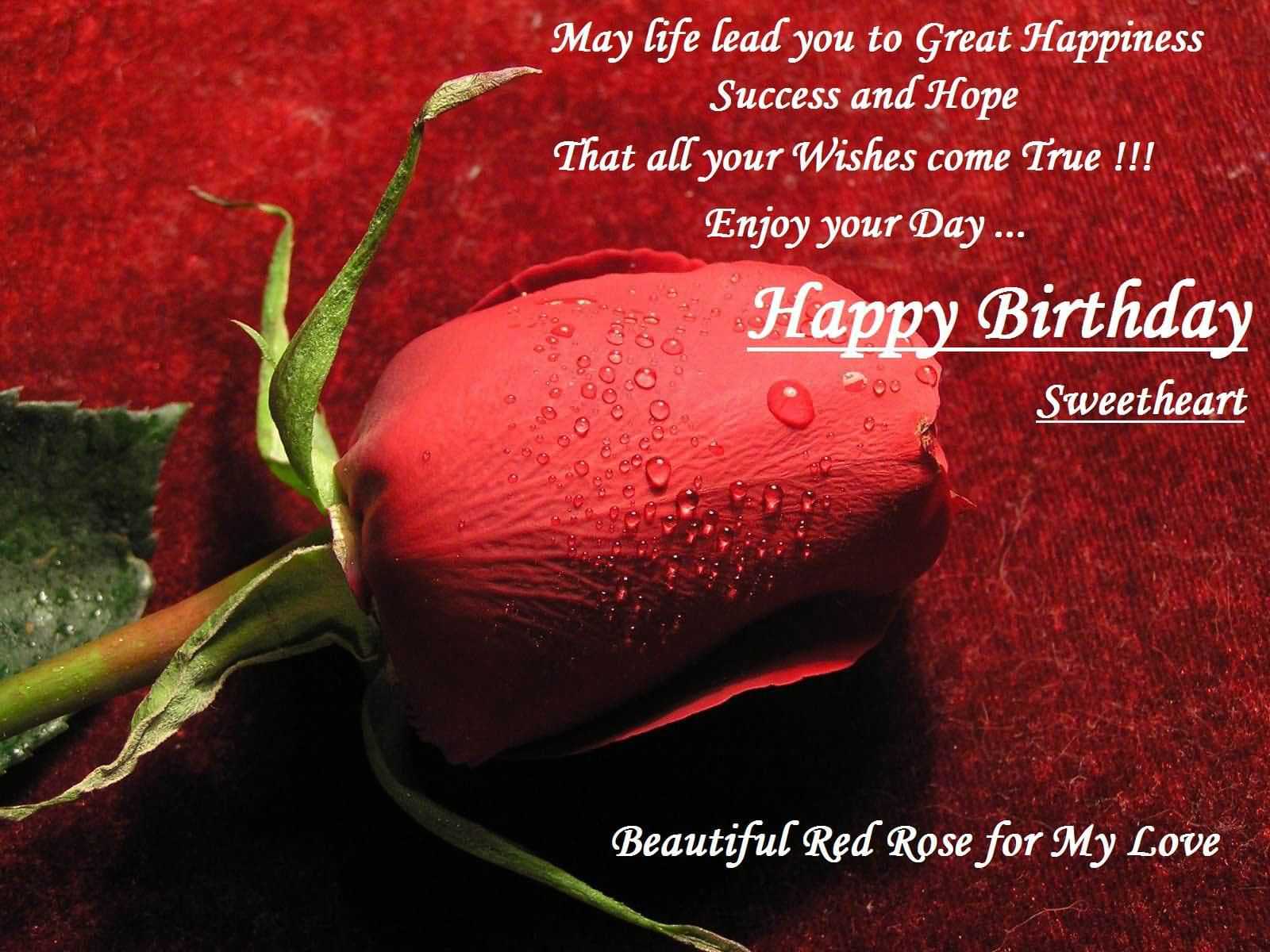 May Life Lead You To Happy Birthday Wishes For Husband - Happy Birthday My Dear Quotes - HD Wallpaper 