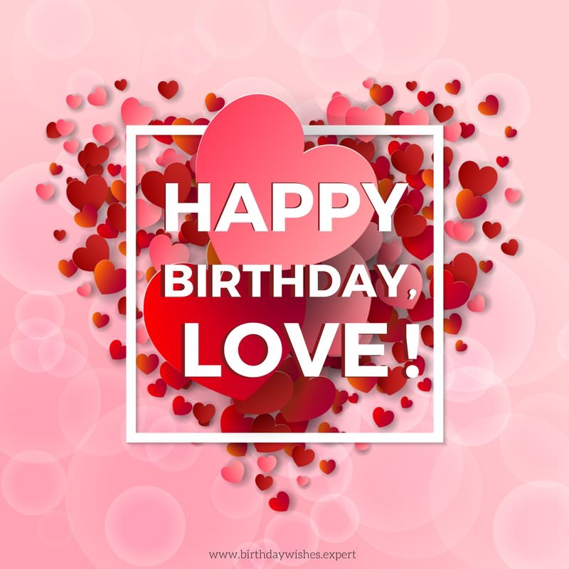 Happy Birthday, Love - Happy Birthday Wishes For Boyfriend - HD Wallpaper 