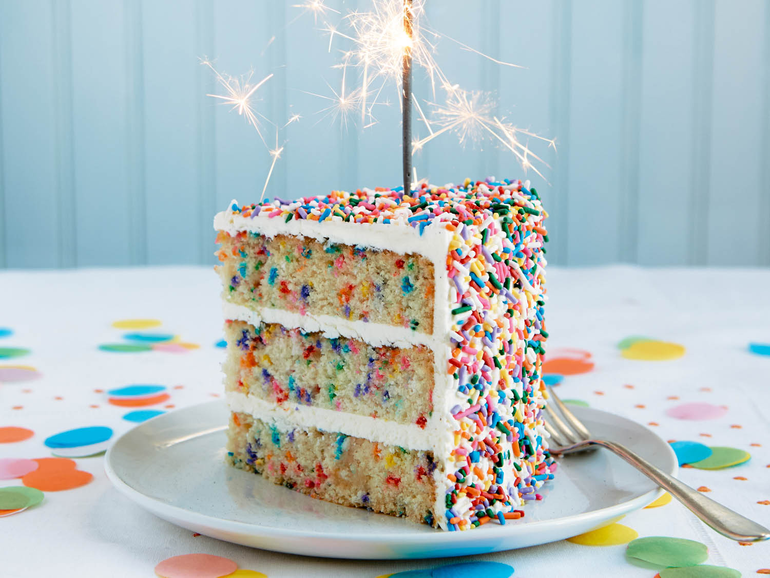 Birthday Cake, - Happy Birthday Funfetti Cake - HD Wallpaper 