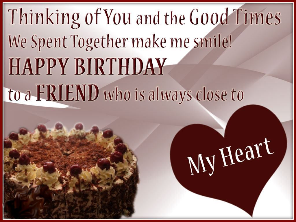 Birthday Wish For Very Close Friend - HD Wallpaper 