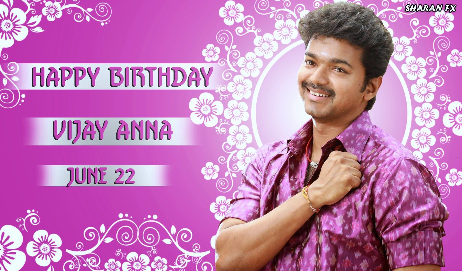 Happy Birthday Vijay Anna - HD Wallpaper 