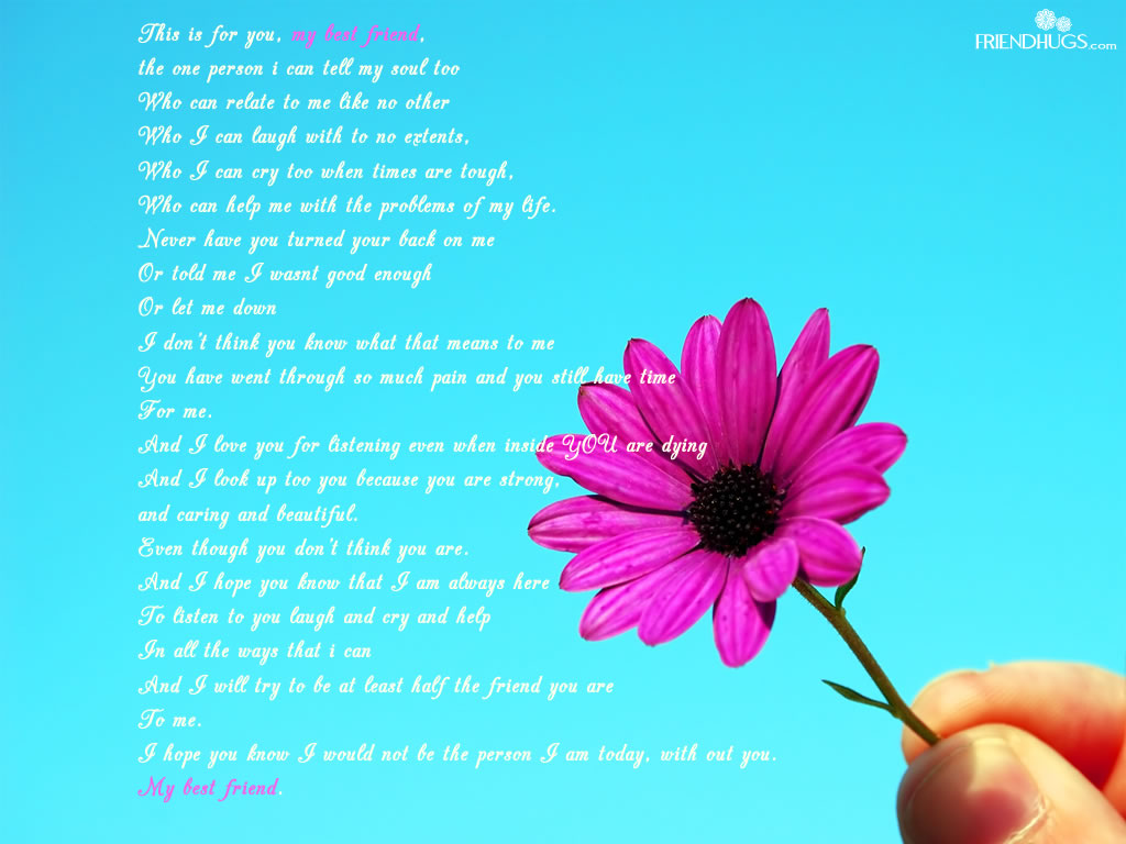 Friendship Poems - Birthday Quotes To A Long Time Friend - HD Wallpaper 