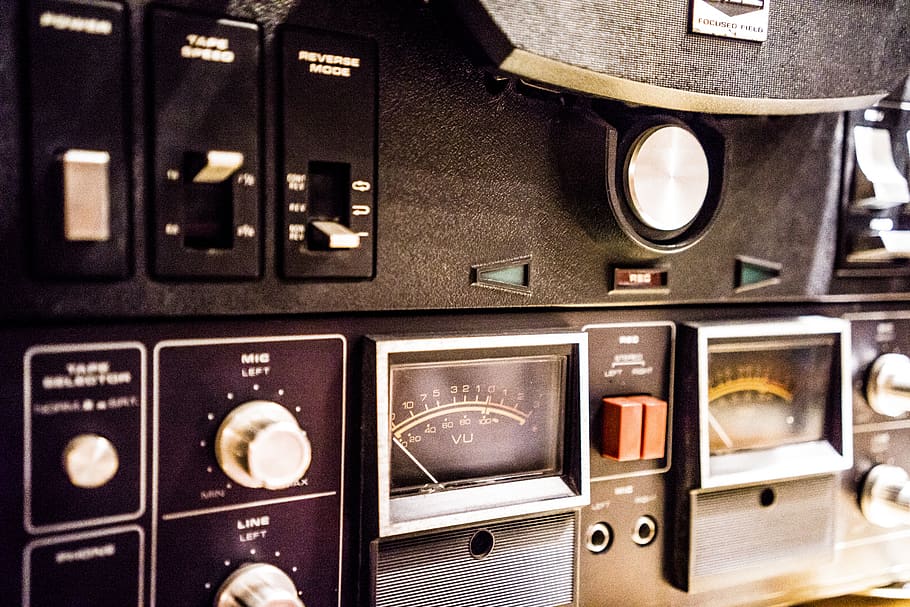 Vintage, Audio, Tape, Recording Studio, Background, - Electronics - HD Wallpaper 