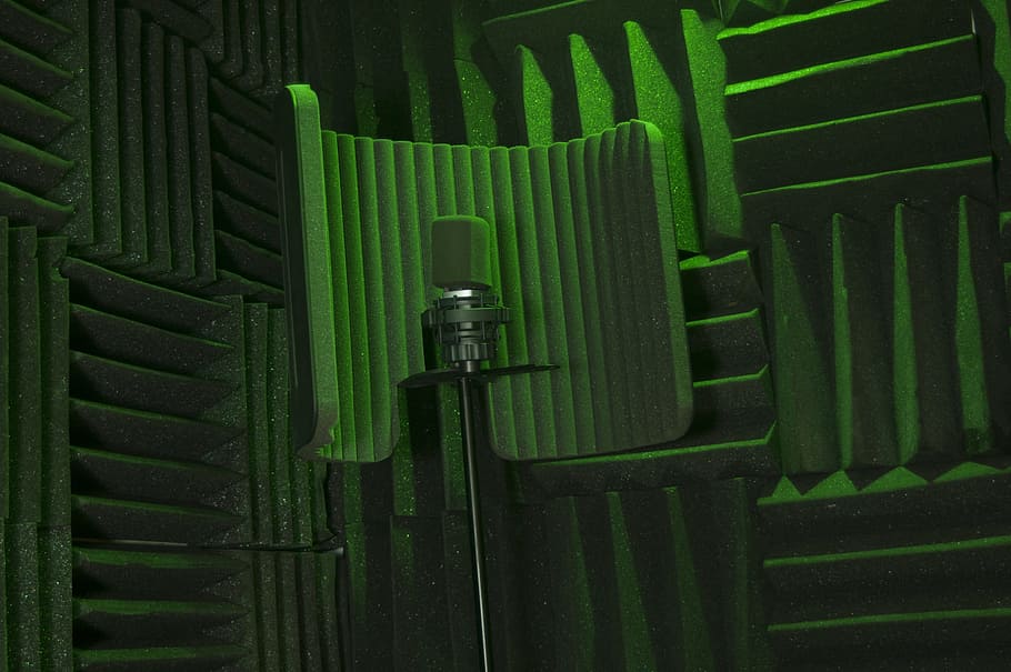 Microphone, Music Equipment, Recording Booth, Studio, - Booth Music - HD Wallpaper 