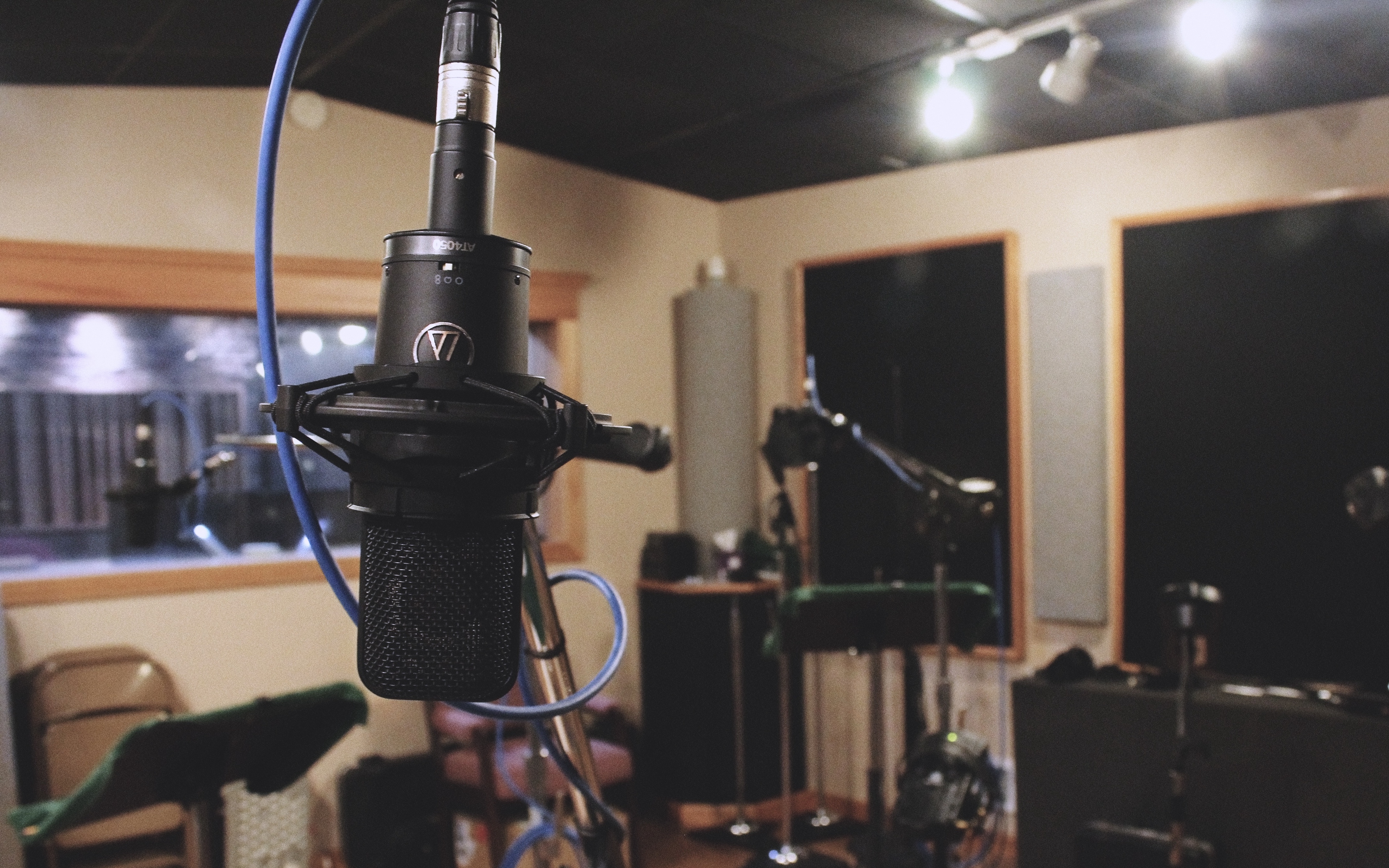 Wallpaper Microphone, Studio, Equipment - 4k Ultra Hd Recording Studio - HD Wallpaper 