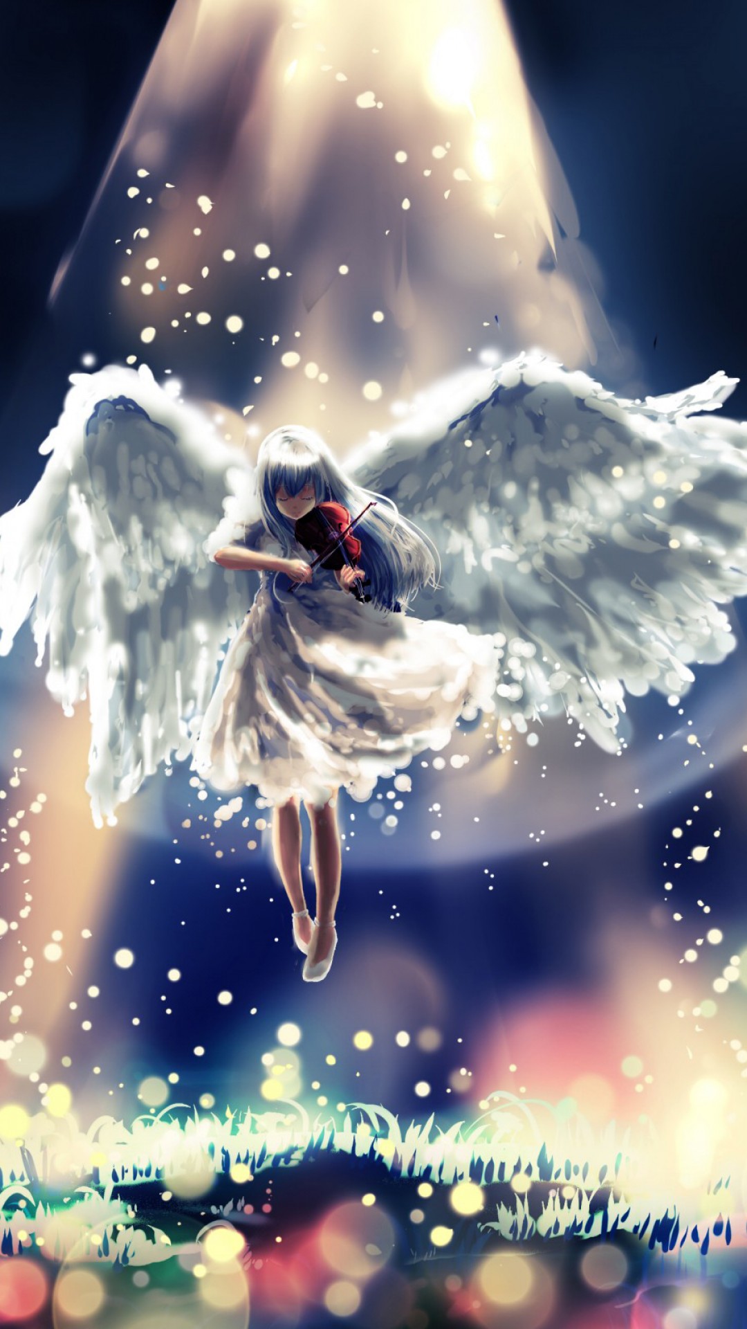 Anime Angel Wallpaper Iphone - HD Wallpaper 