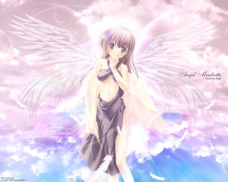 Sexy Female Anime Angel - HD Wallpaper 