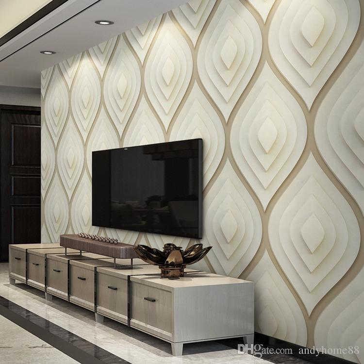 Hall Living Room Tv Wall Design - HD Wallpaper 