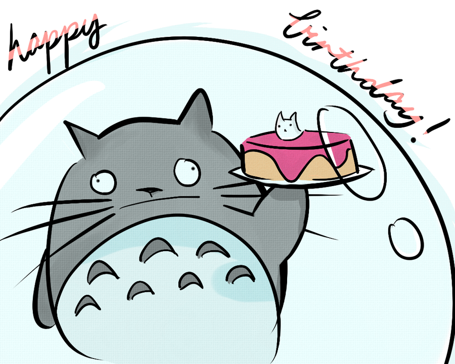 Birthday totoro happy Totoro Party