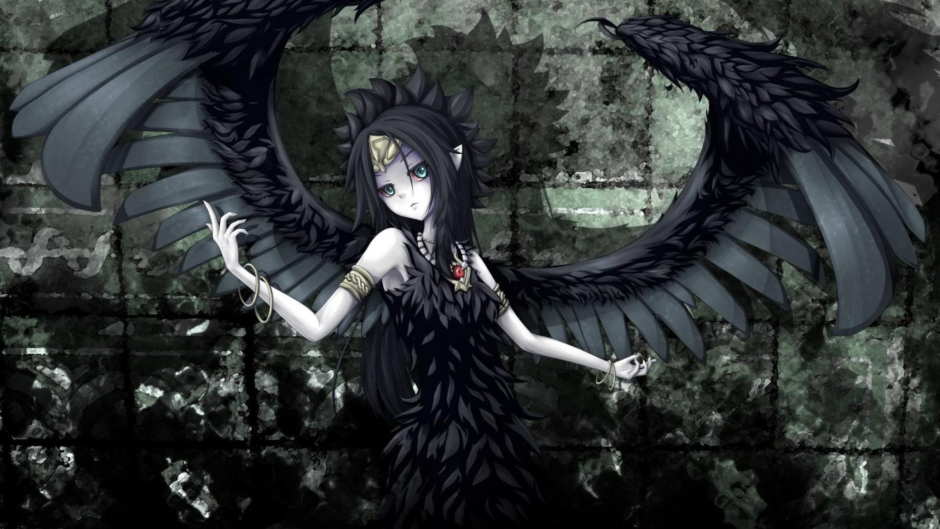 Top 25 Best Dark Angel Wallpaper Ideas On Pinterest - Fallen Angel Anime Girl - HD Wallpaper 