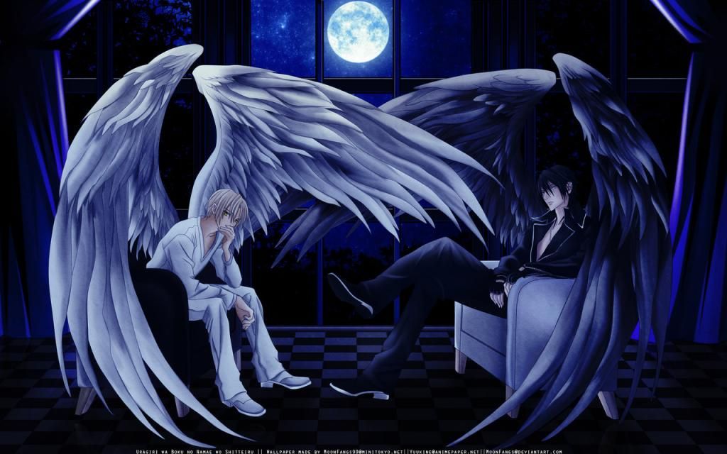 Anime Dark Angel Boy - 1024x640 Wallpaper 