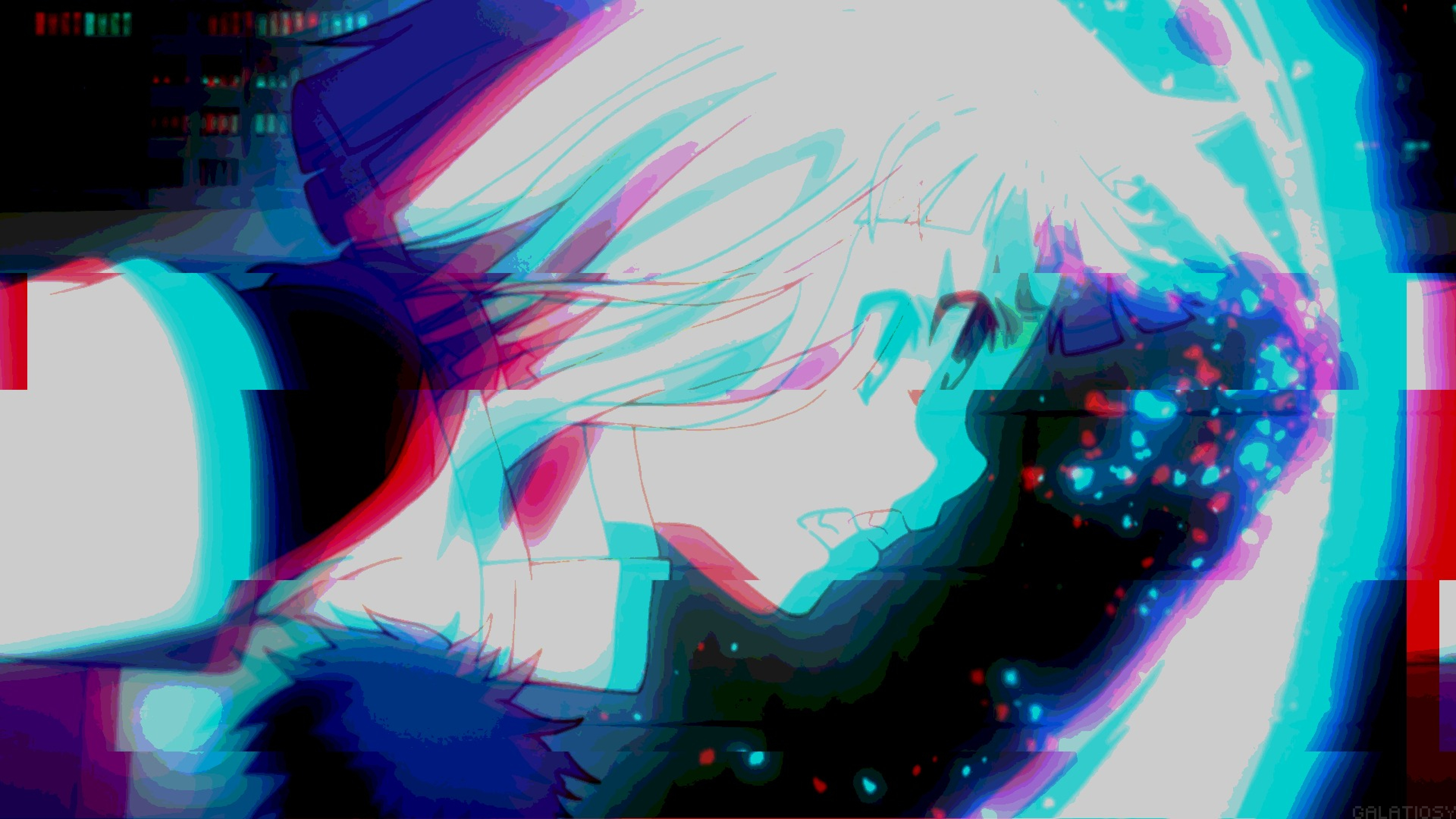 Anime Girl Aesthetic Glitch 4k Ultra Hd Wallpaper Anime Aesthetic Wallpaper Desktop 3840x2160 Wallpaper Teahub Io