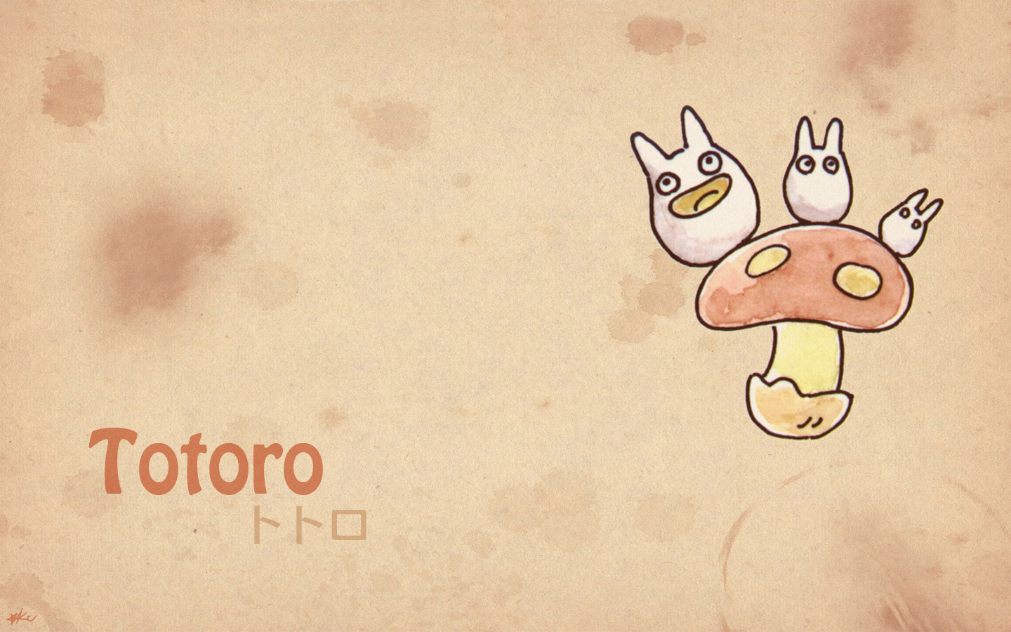 Cute Totoro Wallpaper - Totoro - HD Wallpaper 