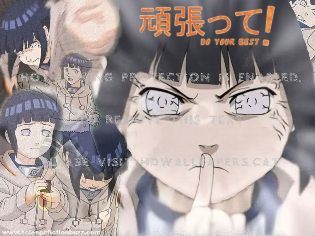 Hinata Hyuga Byakugan Anime Naruto - Hinata Hyuga - HD Wallpaper 