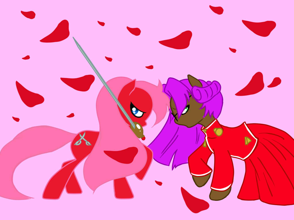 Utena And Anthy My Little Pony - Illustration - HD Wallpaper 