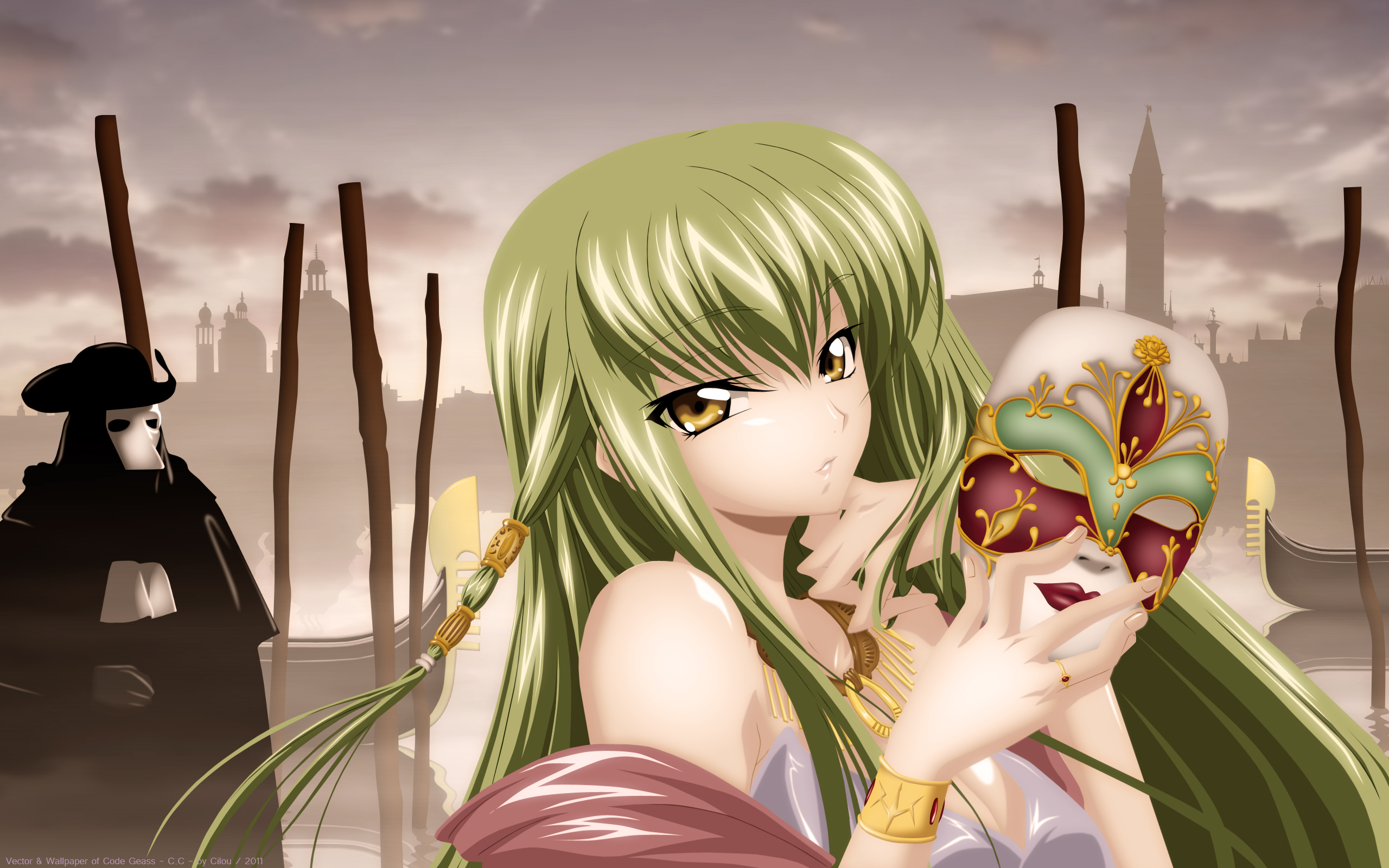 Cc Mask Code Geass - HD Wallpaper 