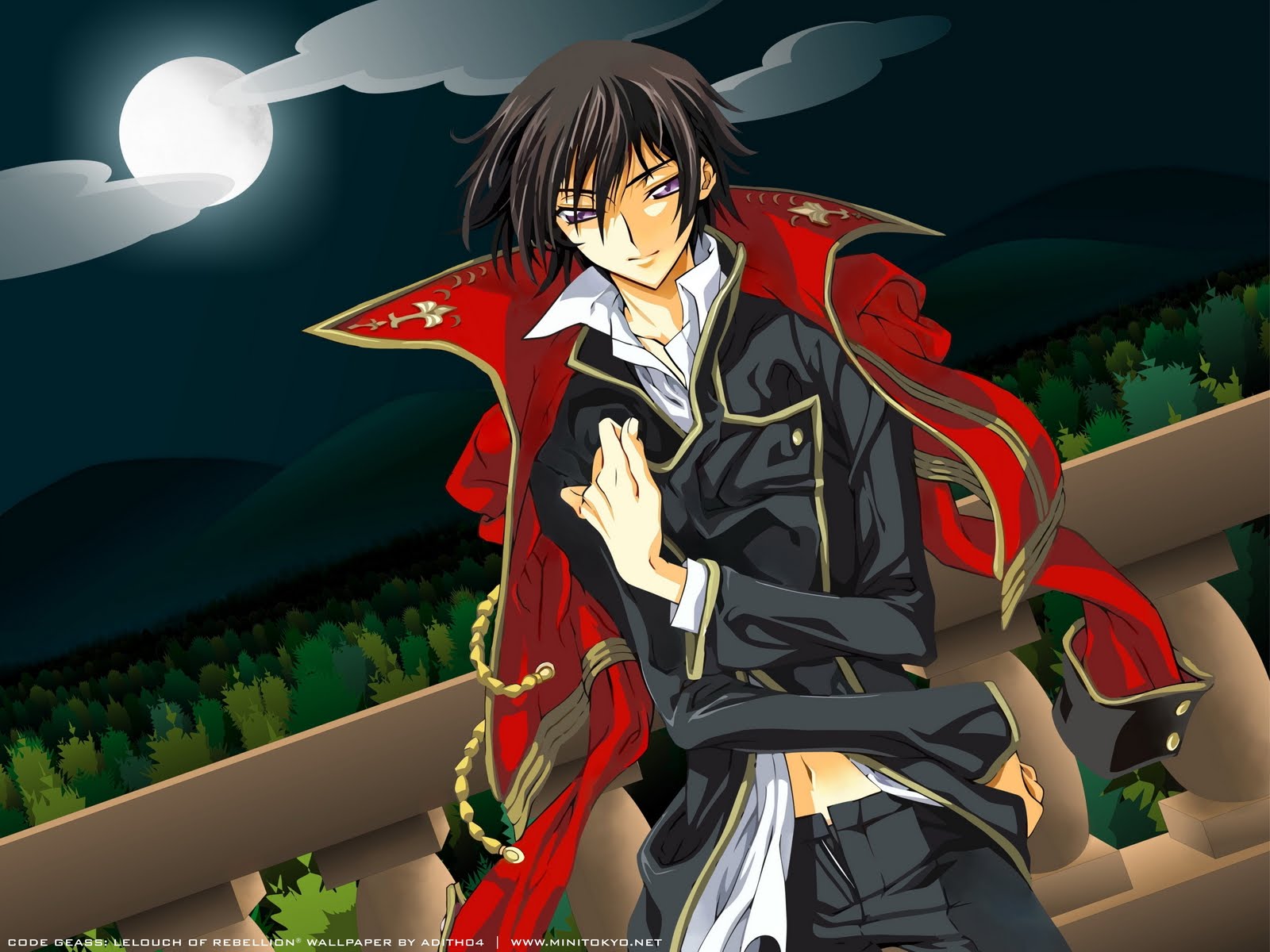 Lelouch Lamperouge Anime - Code Geass Facebook Cover - HD Wallpaper 