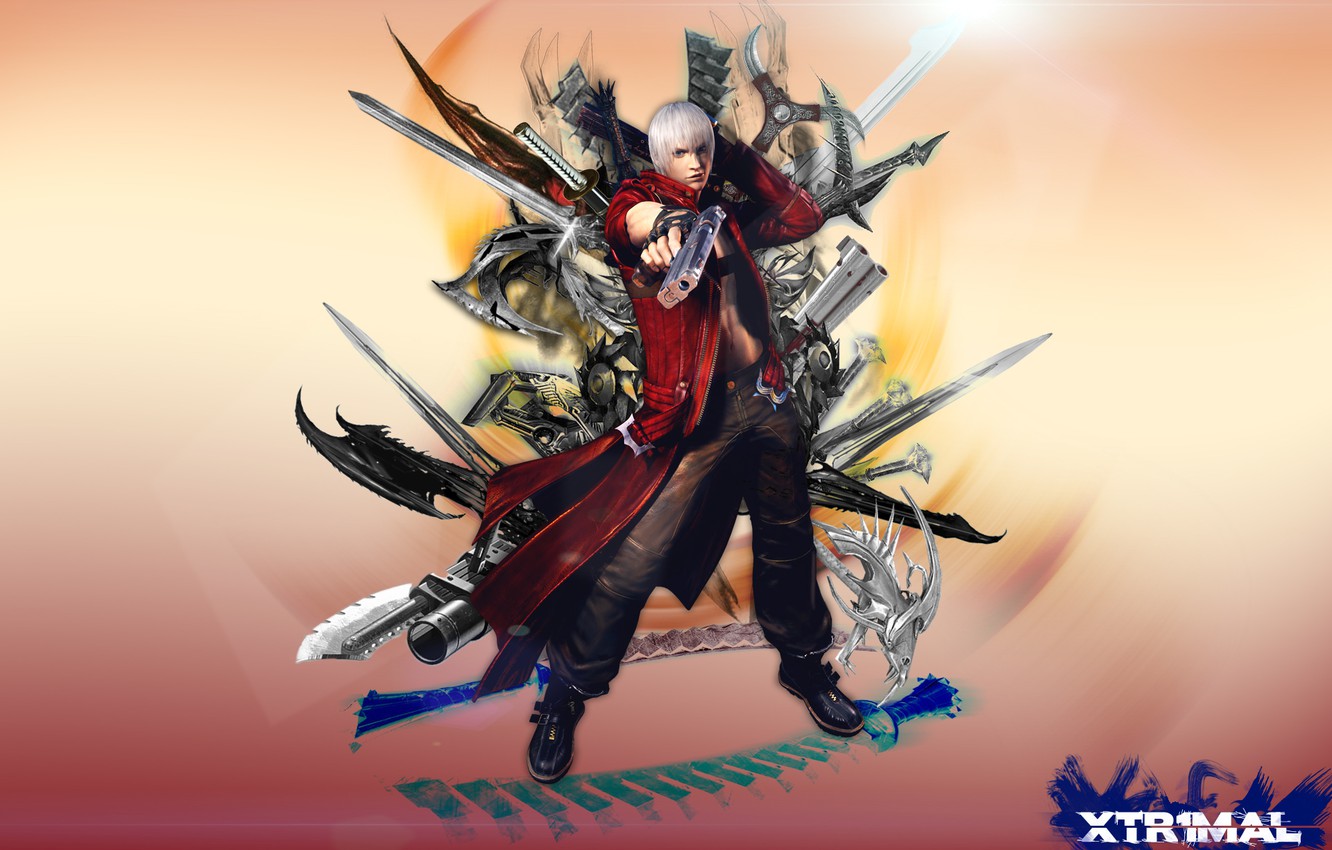 Photo Wallpaper Dante, Dmc, Rebellion, Devil May Cry - Devil May Cry 3 - HD Wallpaper 