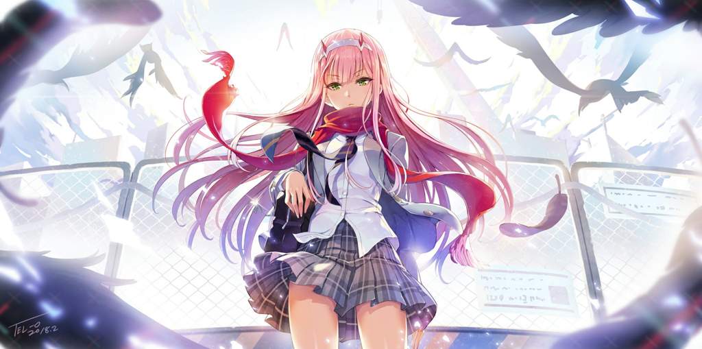 User Uploaded Image Darling In The Franxx 02 1024x509 Wallpaper Teahub Io