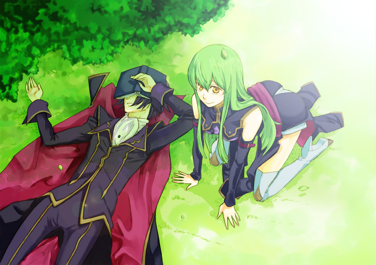 Cc Code Geass Lelouch Lamperouge Male - Code Geass Zero And Cc ...