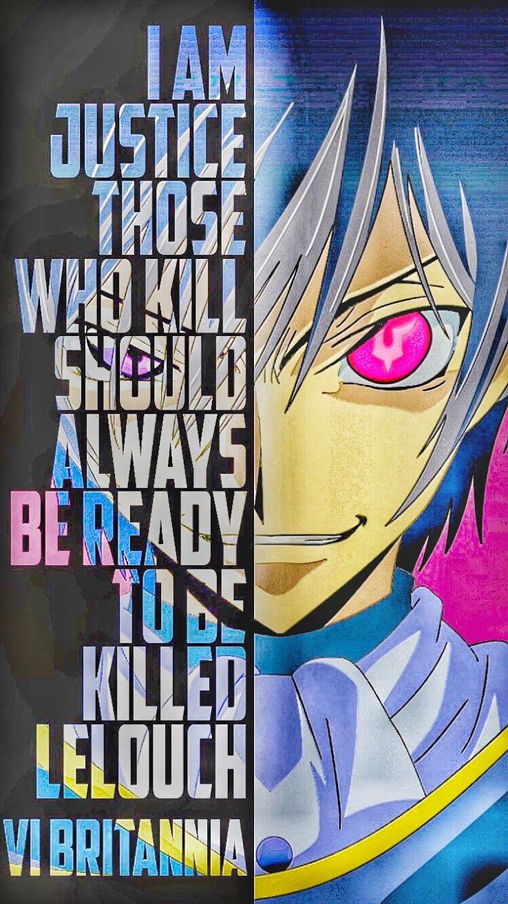 Code Geass I Am Justice - HD Wallpaper 