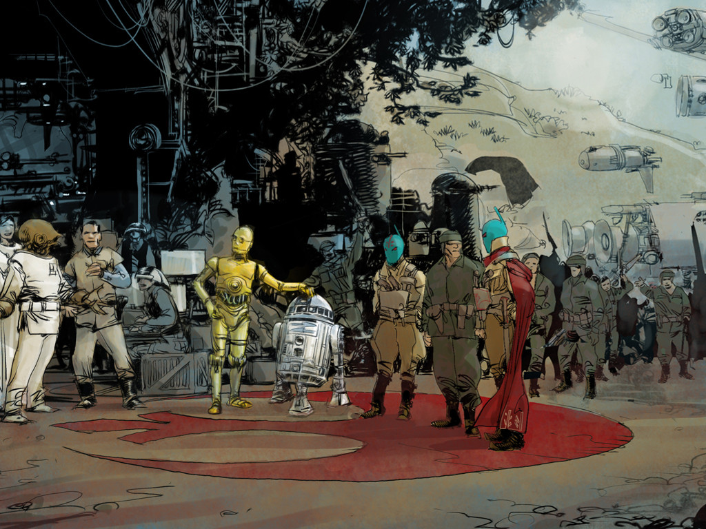 Star Wars Wallpaper - Concept Art - HD Wallpaper 